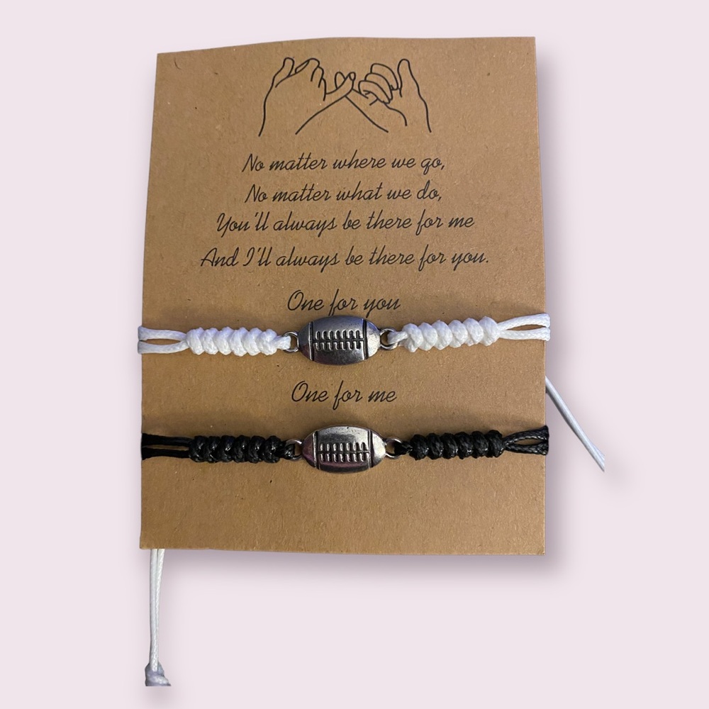 Make A Wish Football Bracelets #181